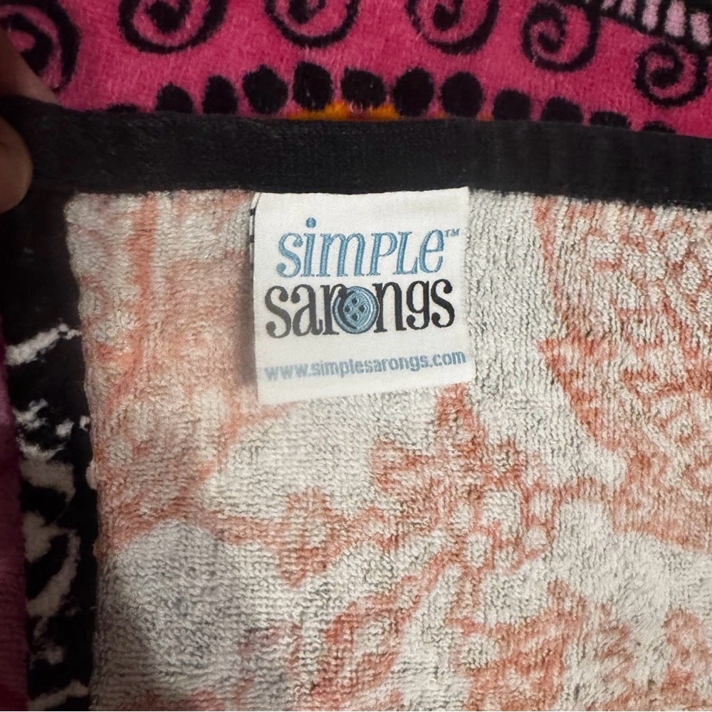 Simple Sarongs Dimond Paridise Floral (Microfiber) Sarong/Beach Wrap - Picture 3 of 7